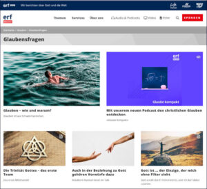 Fragen rund um den christlichen Glauben - Radio Beiträge von ERF Medien.